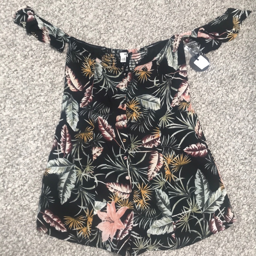 Amuse One Piece Off Shoulder Romper
